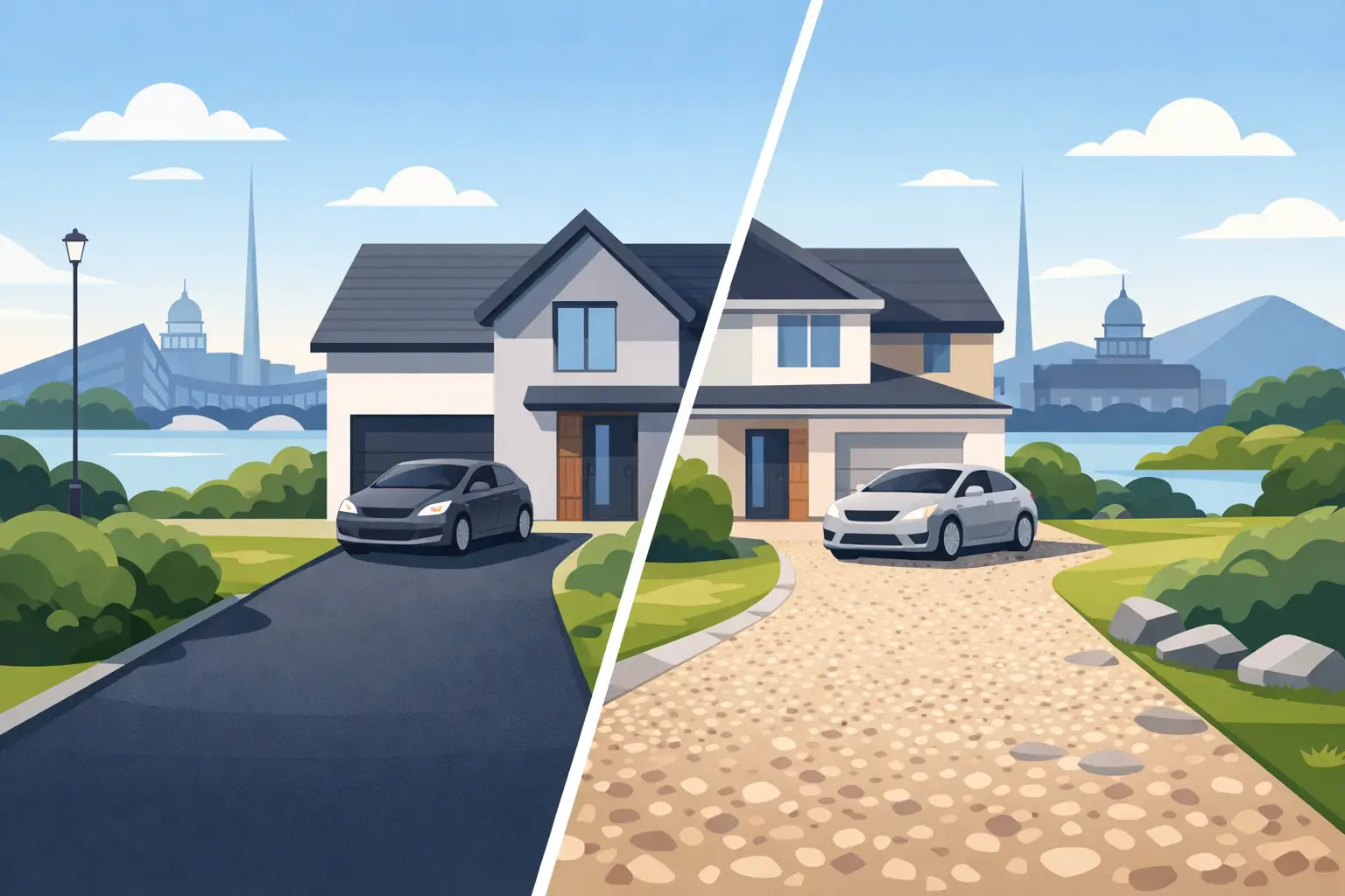 Tarmac vs Gravel Driveways for Dublin Homes