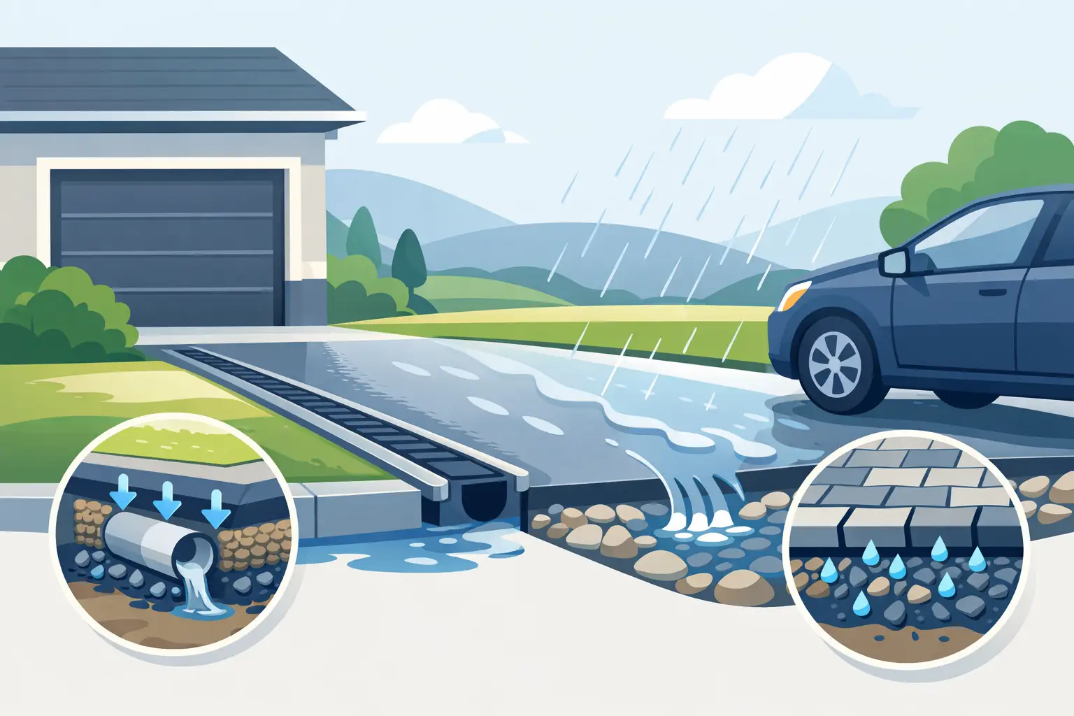 How to Improve Driveway Drainage Properly
