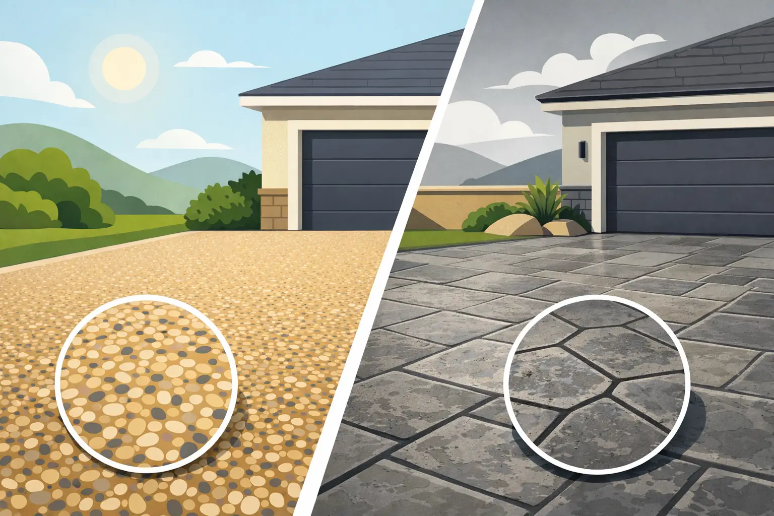 Resin Bound Versus Imprinted Concrete for Driveways